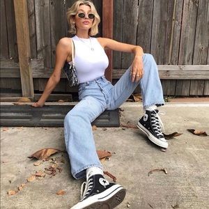 Black High Top Converse